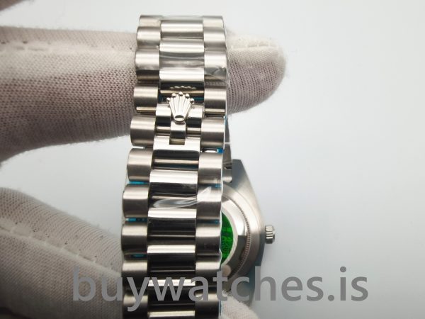 Rolex Day-Date 218349 Orologio automatico da uomo di 41 mm, nero con diamanti