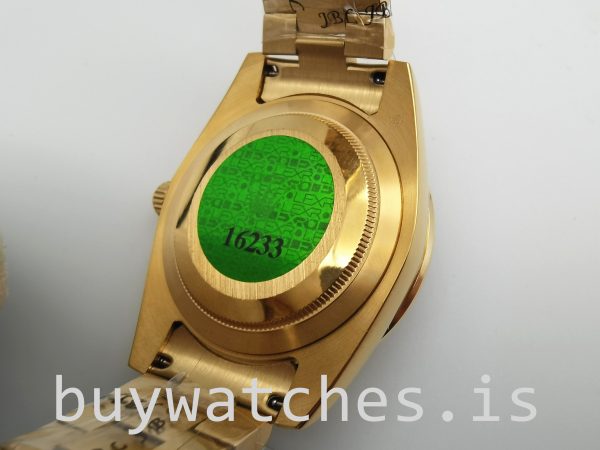 Rolex Day-Date 128348rbr Orologio automatico unisex in oro da 36 mm con diamanti