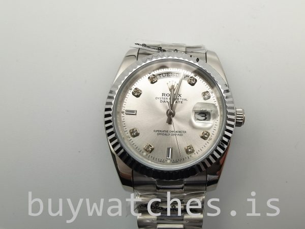 Rolex Day-Date 128239 Orologio automatico da uomo con diamanti da 36 mm