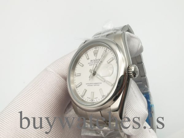 Rolex Datejust 126300 Orologio da uomo 41 quadrante argentato