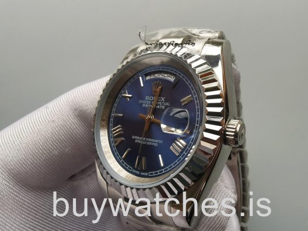 Rolex Day-Date 228239 Orologio automatico da uomo in oro blu da 40 mm