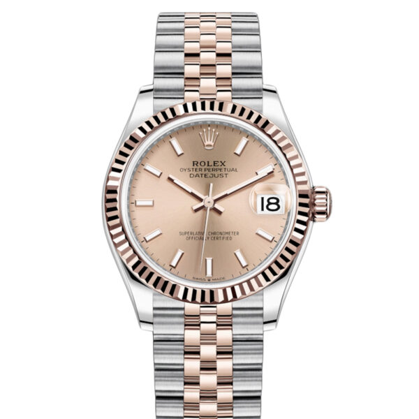 Rolex Datejust 278271 Orologio automatico da donna in acciaio oro rosa da 31 mm