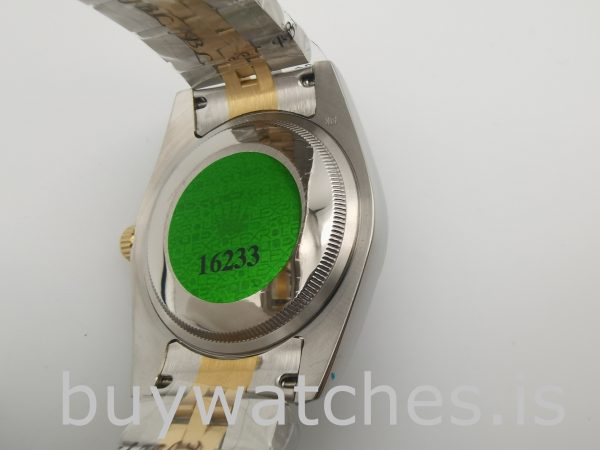 Rolex Datejust 116233 Orologio automatico da donna in acciaio bianco da 36 mm