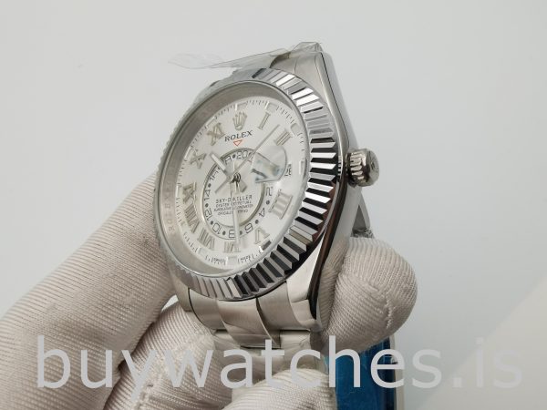 Rolex Sky-Dweller 326939 Orologio rotondo da uomo con quadrante avorio da 42 mm