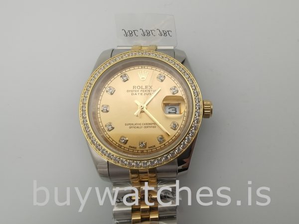 Rolex Datejust 126283RBR Orologio da donna con quadrante champagne da 36 mm