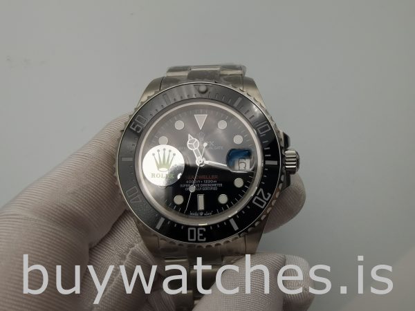 Rolex Sea-Dweller 126600 Orologio svizzero rotondo in acciaio nero da 43 mm