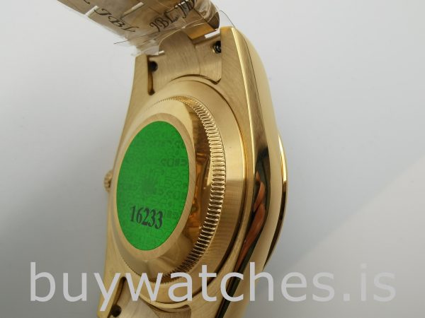 Rolex Day-Date II 218238 Orologio da uomo con quadrante argentato da 41 mm