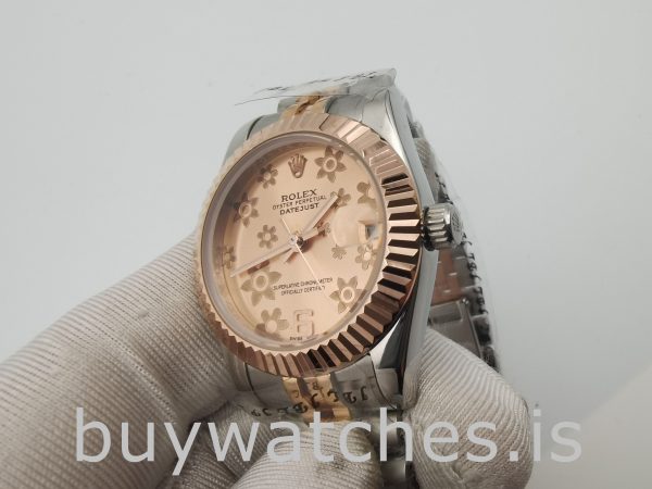 Rolex Datejust 178271 Orologio unisex con quadrante floreale rosa da 31 mm