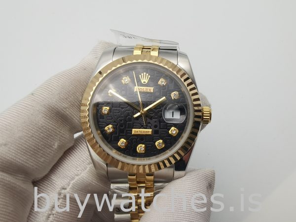 Rolex Datejust 116233 Orologio unisex da 36 mm in oro giallo 18 carati