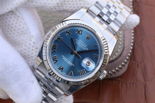 Rolex Datejust 116234 Replica Orologio da donna con quadrante blu 36mm